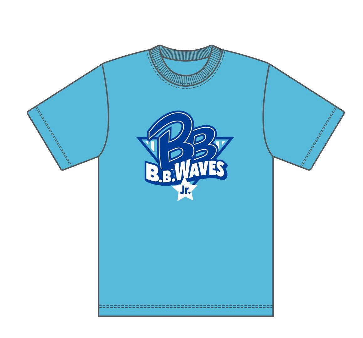 Original T-shirt Blue［B.B.WAVES Jr.］